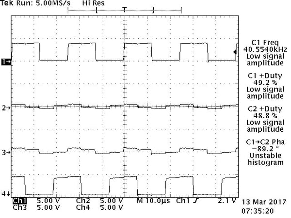 Low Amplitude Signal A and B-Not Open with Crosstalk image