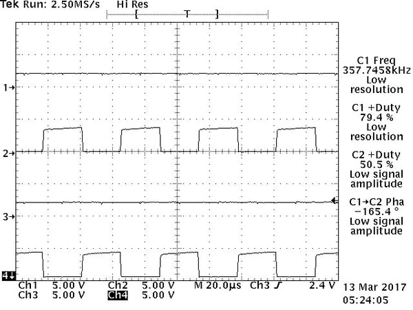 Stepped Encoder Pulses A Shorted to A Not Signal image