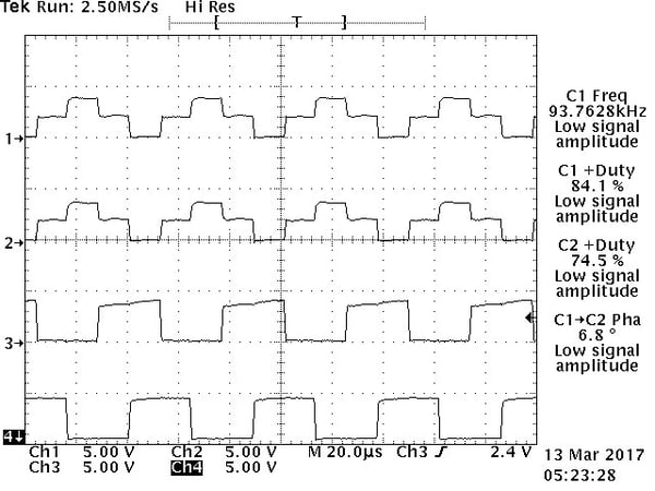 Stepped Encoder Pulses A Shorted to B Signal image