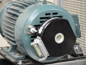 Hollow Shaft Motor Encoder Mounted to AC Motor