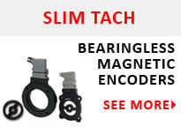 SLIM Tach Hall Effect Magnetic Encoders